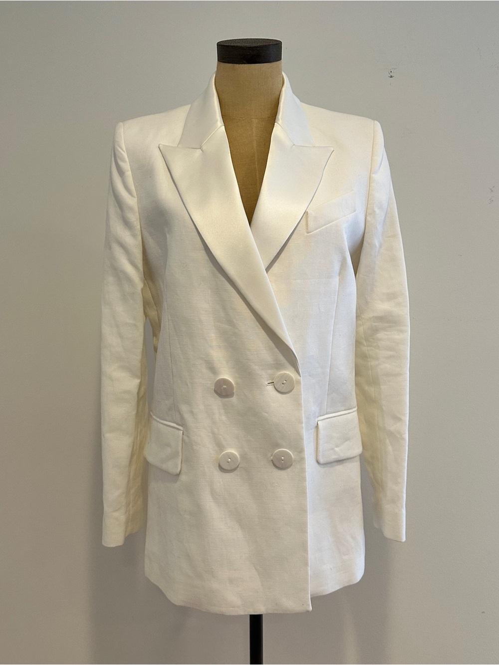 NWT Racil White Tuxedo Blazer Size FR40/US8